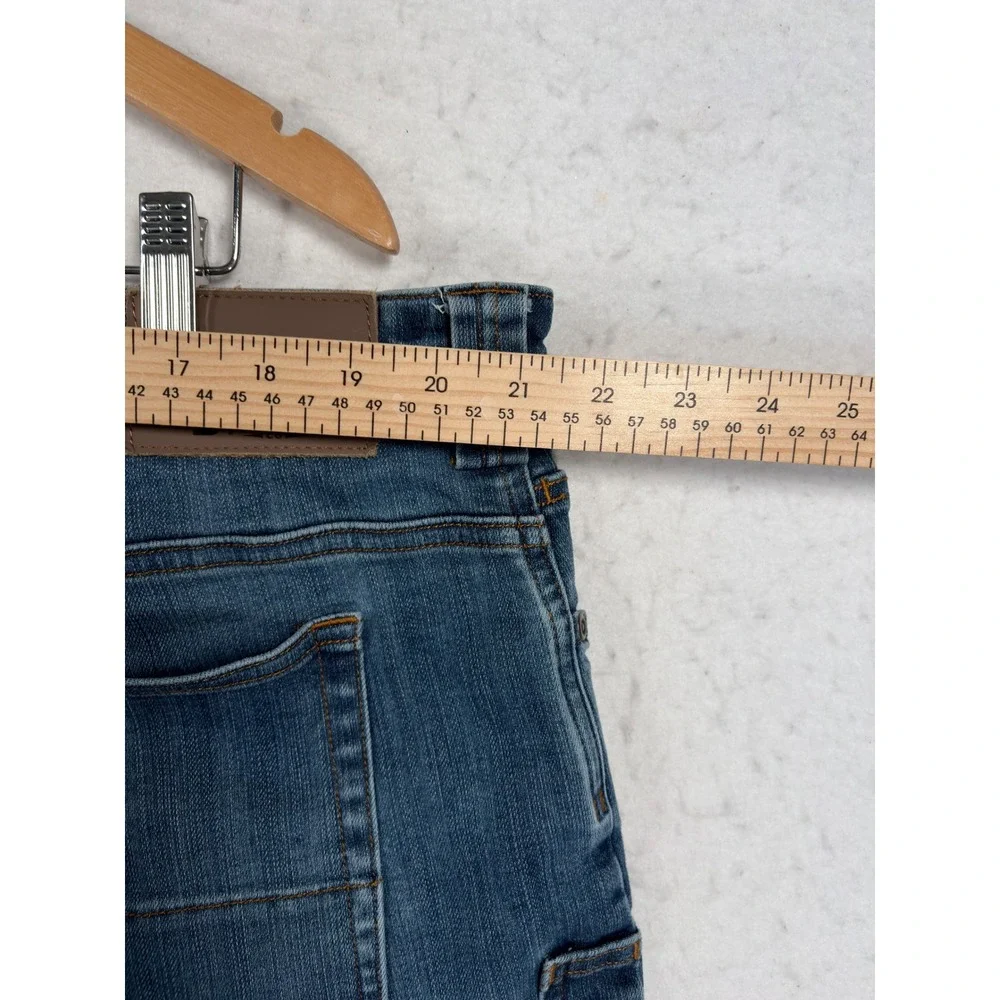 Duluth Trading Co Ballroom Double Flex Jeans Mens 42x32 Relaxed Fit Blue Denim